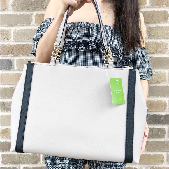 Gaby’sBags👜💕-NWT Kate Spade Large Tote Bow - Picture 2 of 8